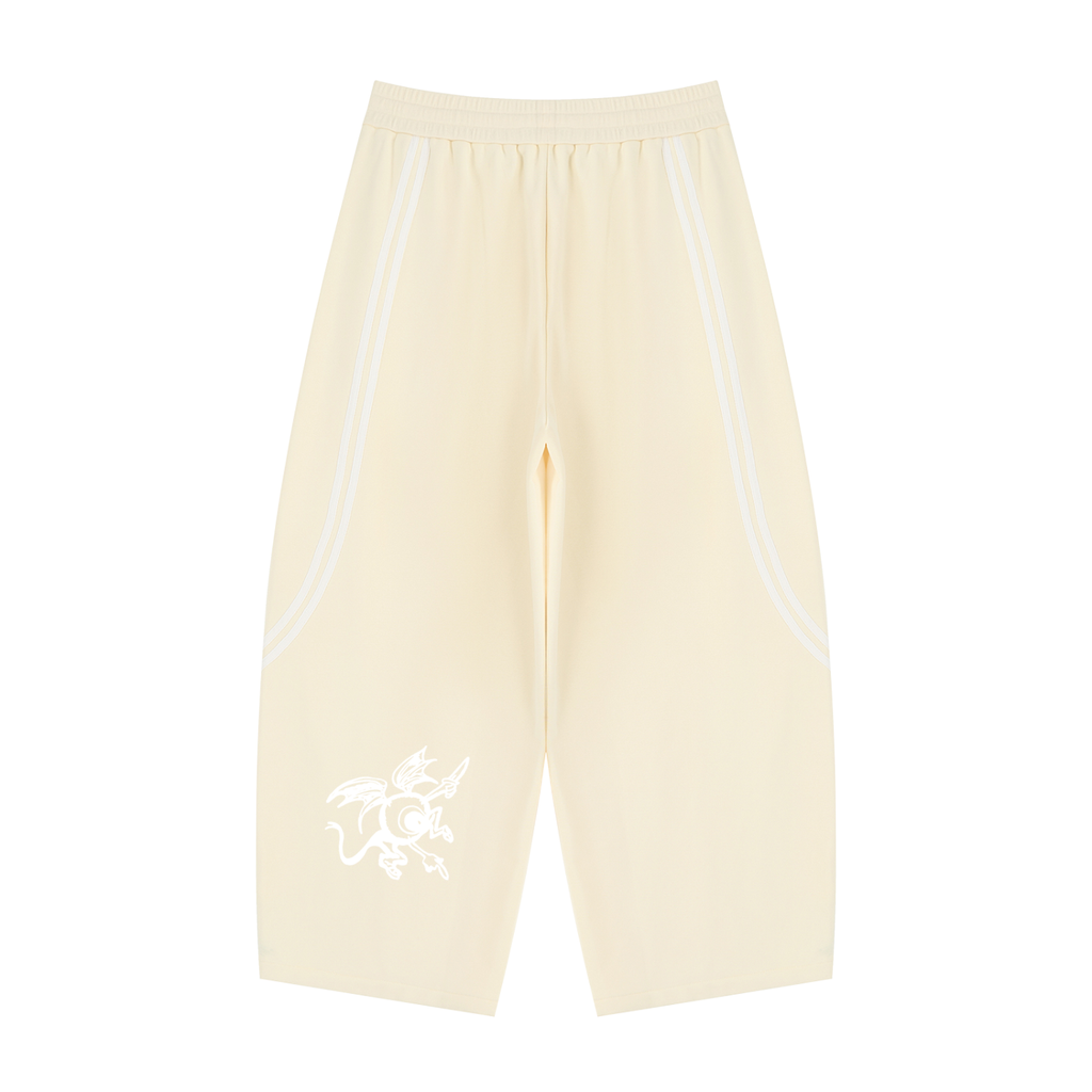 Unisex Wide Leg Piping Sweatpants
