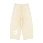 Unisex Wide Leg Piping Sweatpants