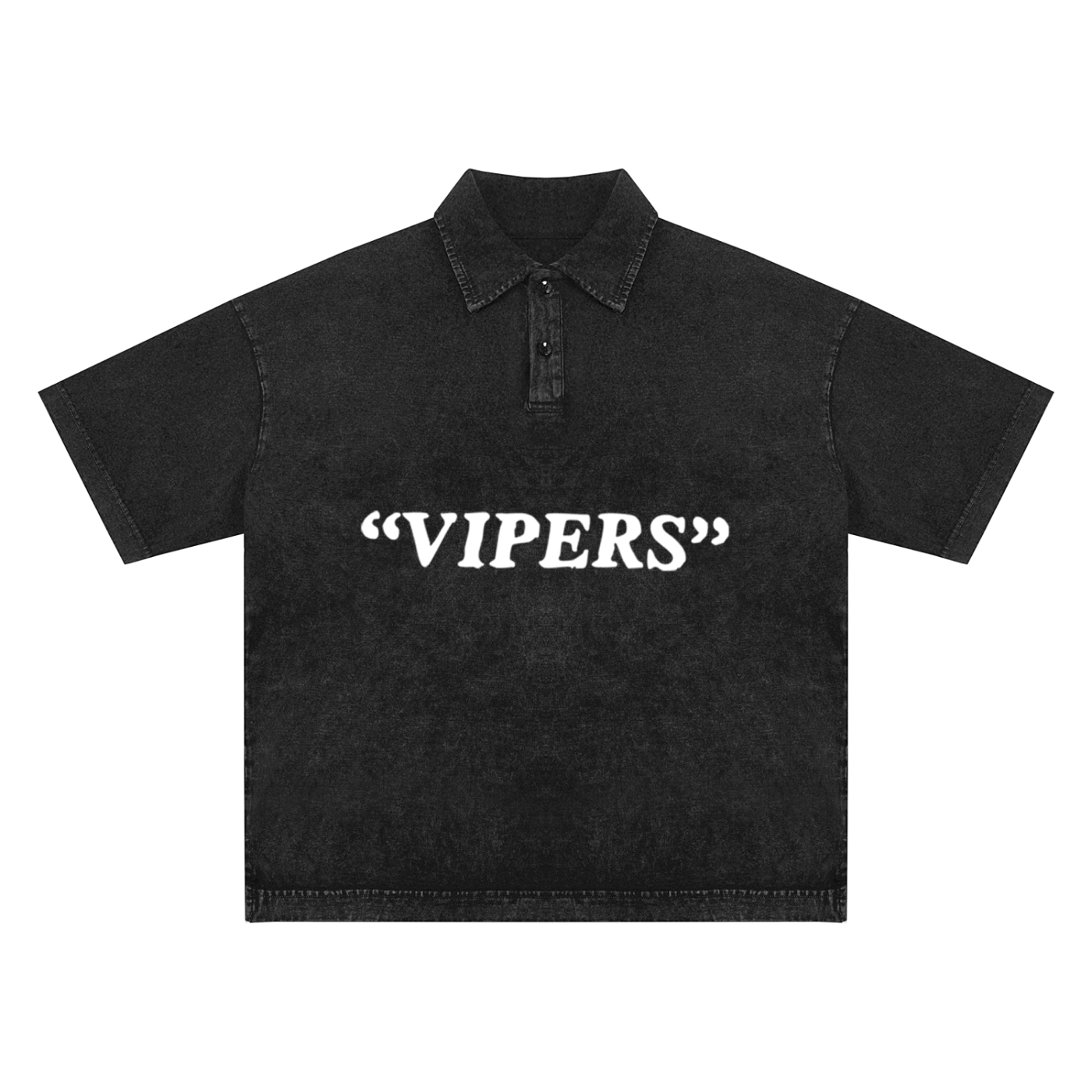 Heavyweight Snow-Washed Polo T-Shirt