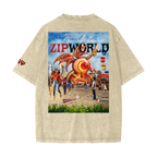 ZIPWORLD Heavyweight Snow Washed T-Shirt