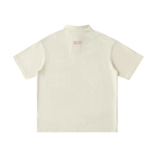 DOA 10 Year Logo Loose Cotton Short-Sleeve Polo Shirt