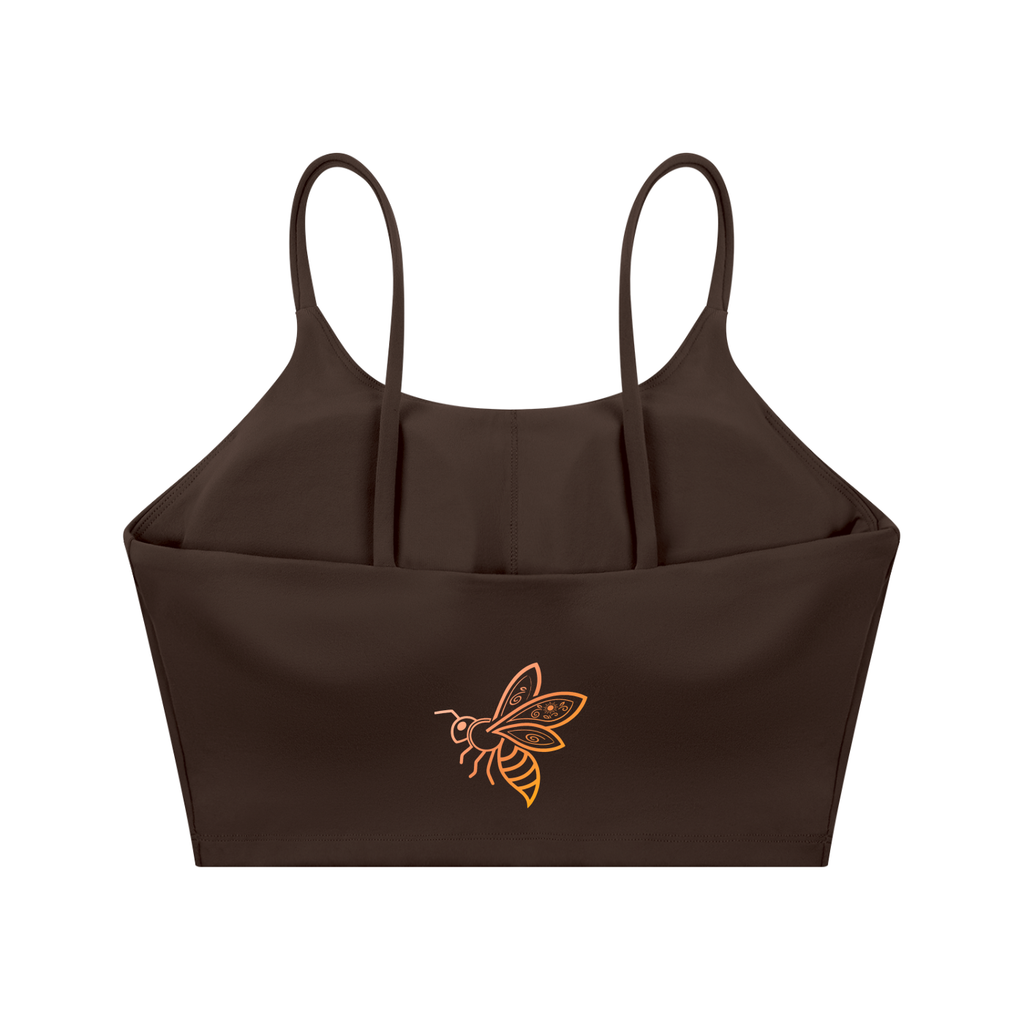 Spaghetti Strap Yoga Sports Bra