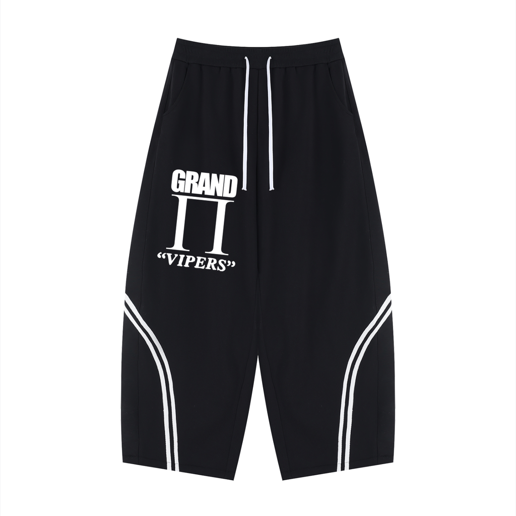 Unisex Wide Leg Piping Sweatpants