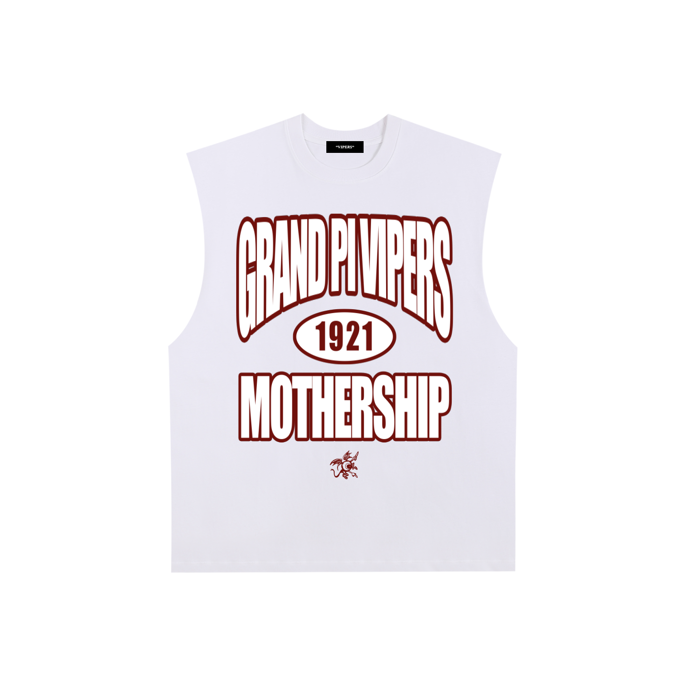 90's Mothership Raw Edge Cotton Tank Top