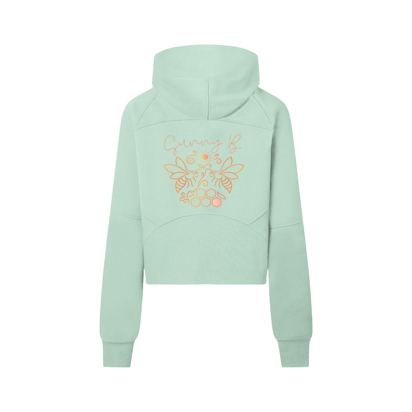Cropped Half-Zip Hoodie