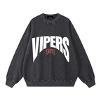 VIPERS Snow Washed Oversized Sweatshirt