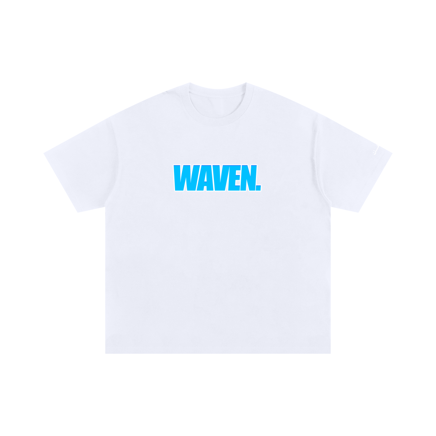 Can't Swim Yet Oversized Cotton T-Shirt (White)