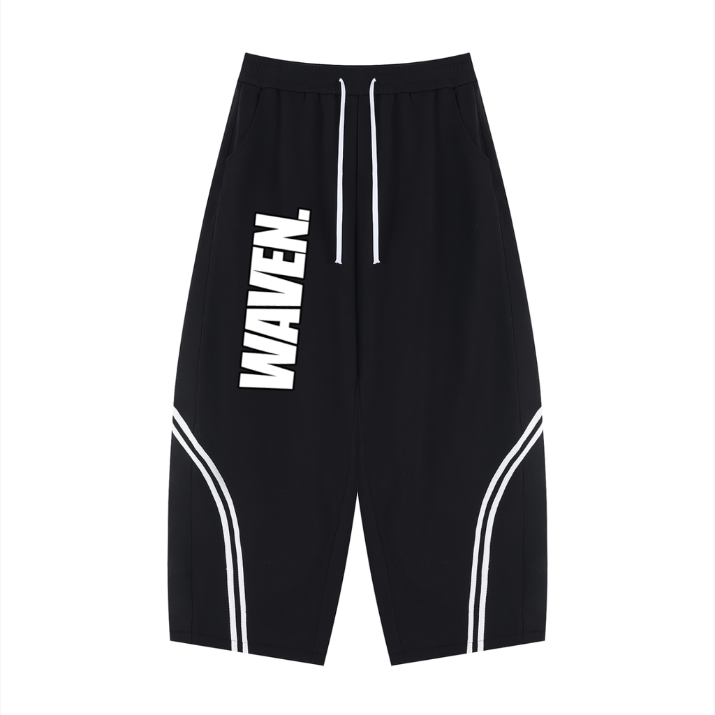 Unisex Wide Leg Piping Sweatpants