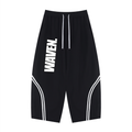 Unisex Wide Leg Piping Sweatpants
