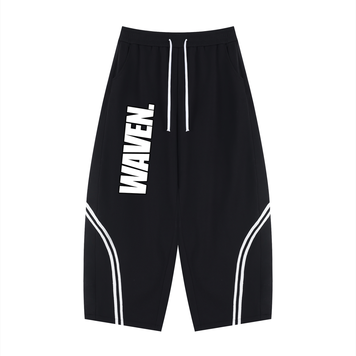 Unisex Wide Leg Piping Sweatpants