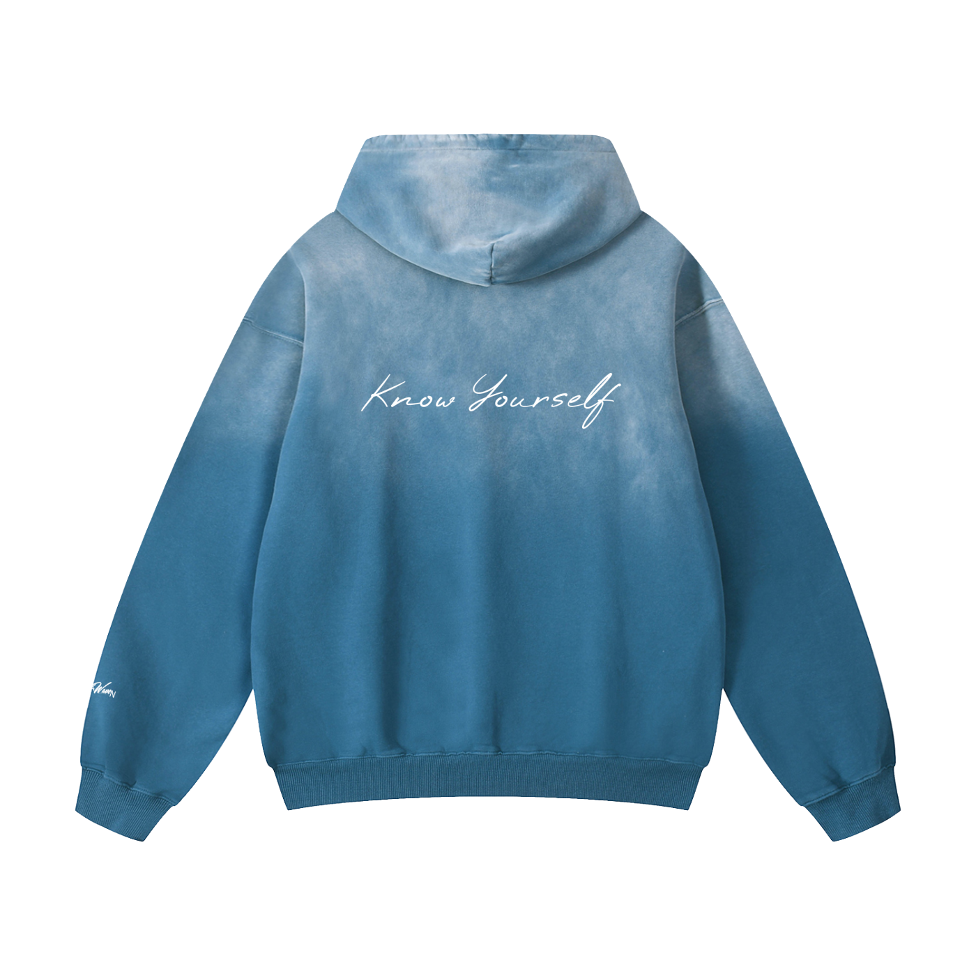 "Know yourself" Sunfade Oversized Hoodie