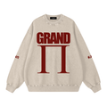Grand Pi Oversized Sweatshirt (Apricot Snow Washed)