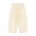 Unisex Wide Leg Piping Sweatpants