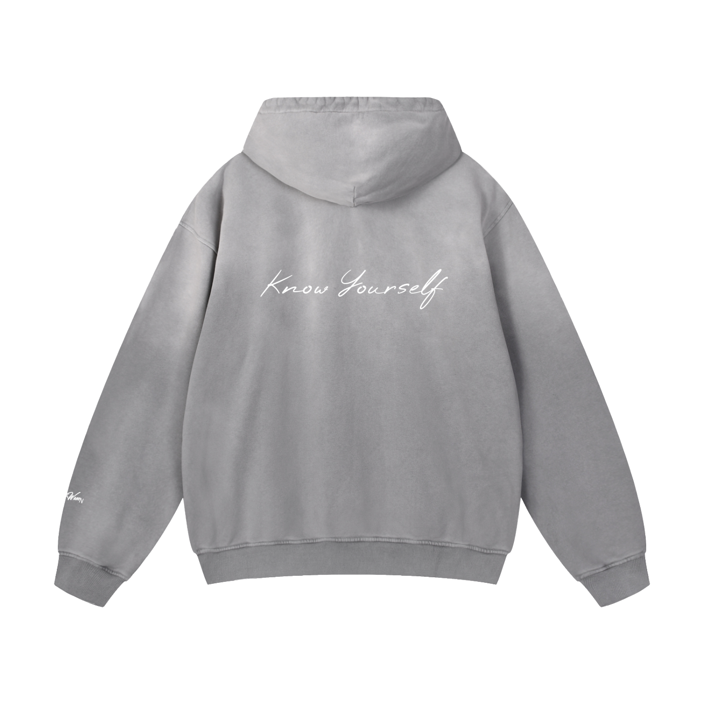 "Know yourself" Sunfade Oversized Hoodie