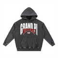 Grand Pi Snow Wash Fleece Oversize Hoodie
