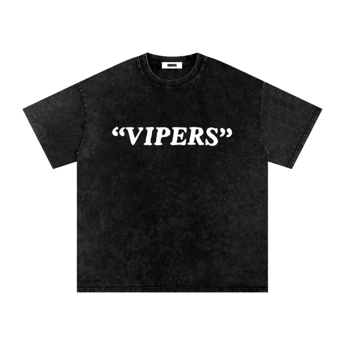 "DOA VIPERS" (Snow Washed) Oversized Cotton T-Shirt