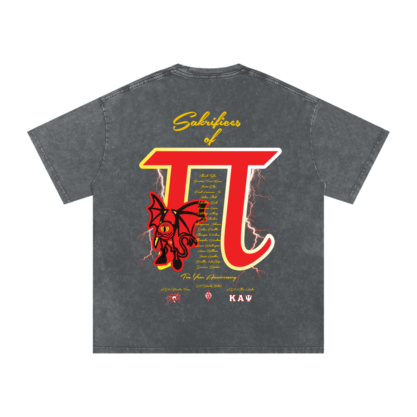"DOA VIPERS" (Snow Washed) Oversized Cotton T-Shirt