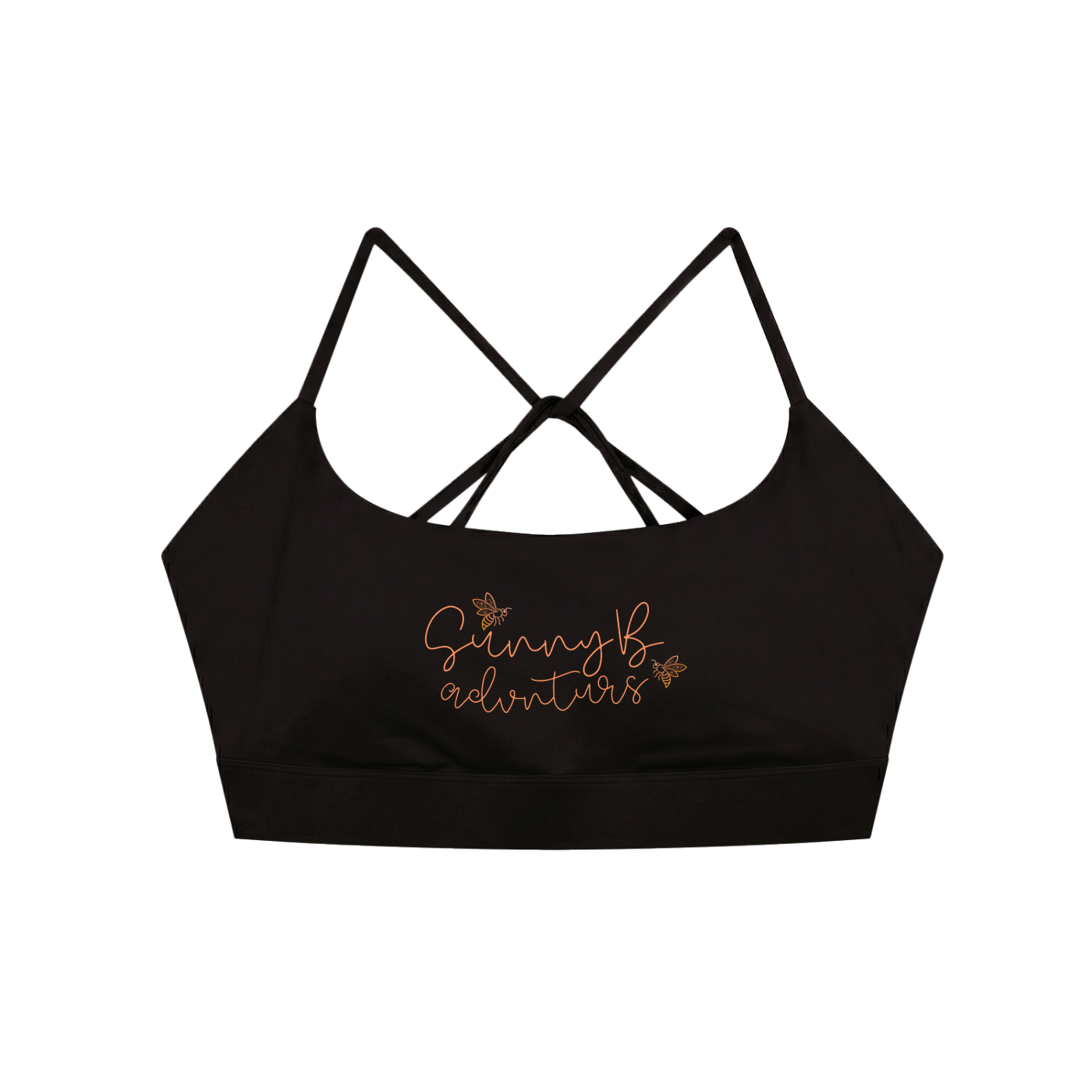 Advntures Strappy Criss Cross Yoga Sports Bra