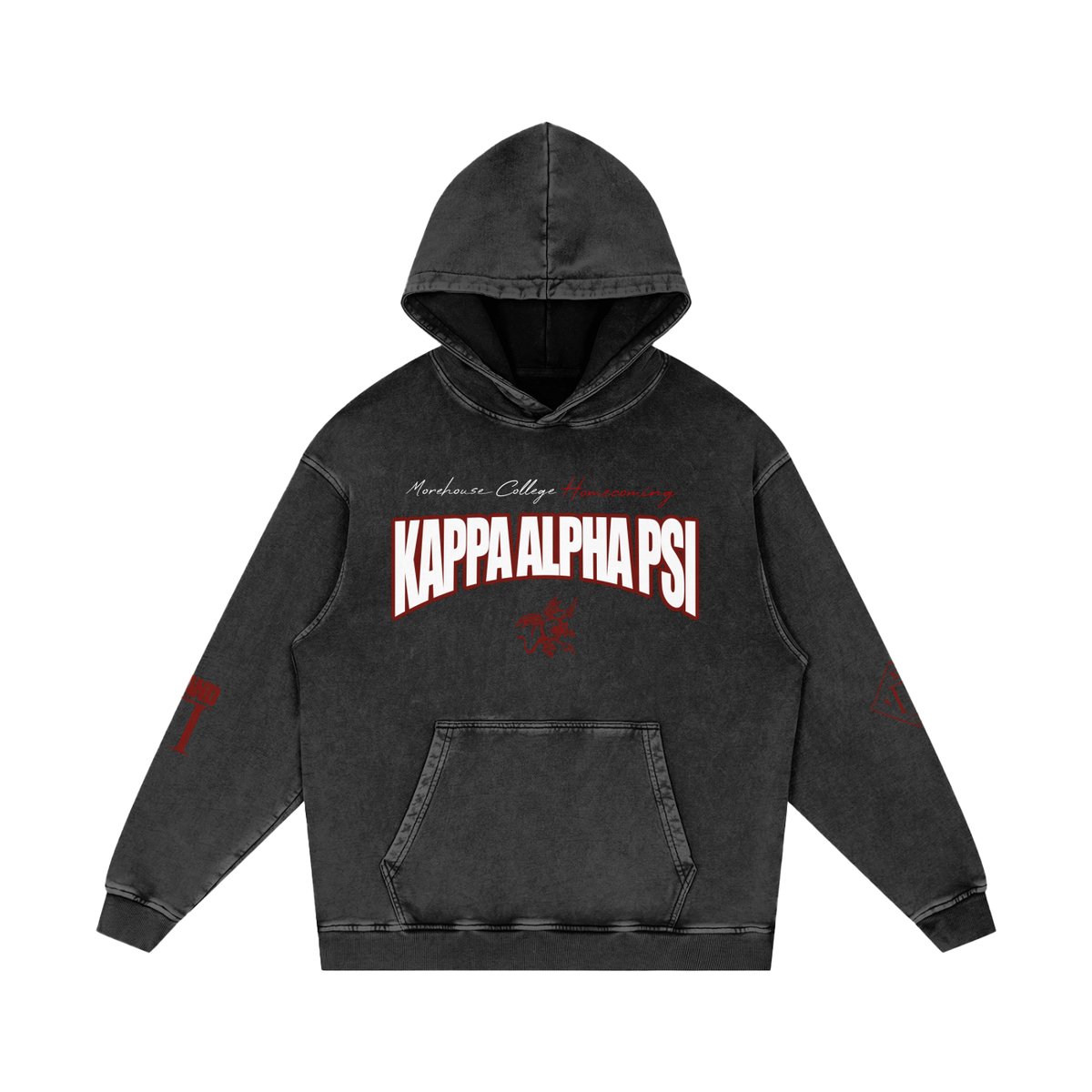 ZIPWORLD Snow Washed Loose Cotton Hoodie