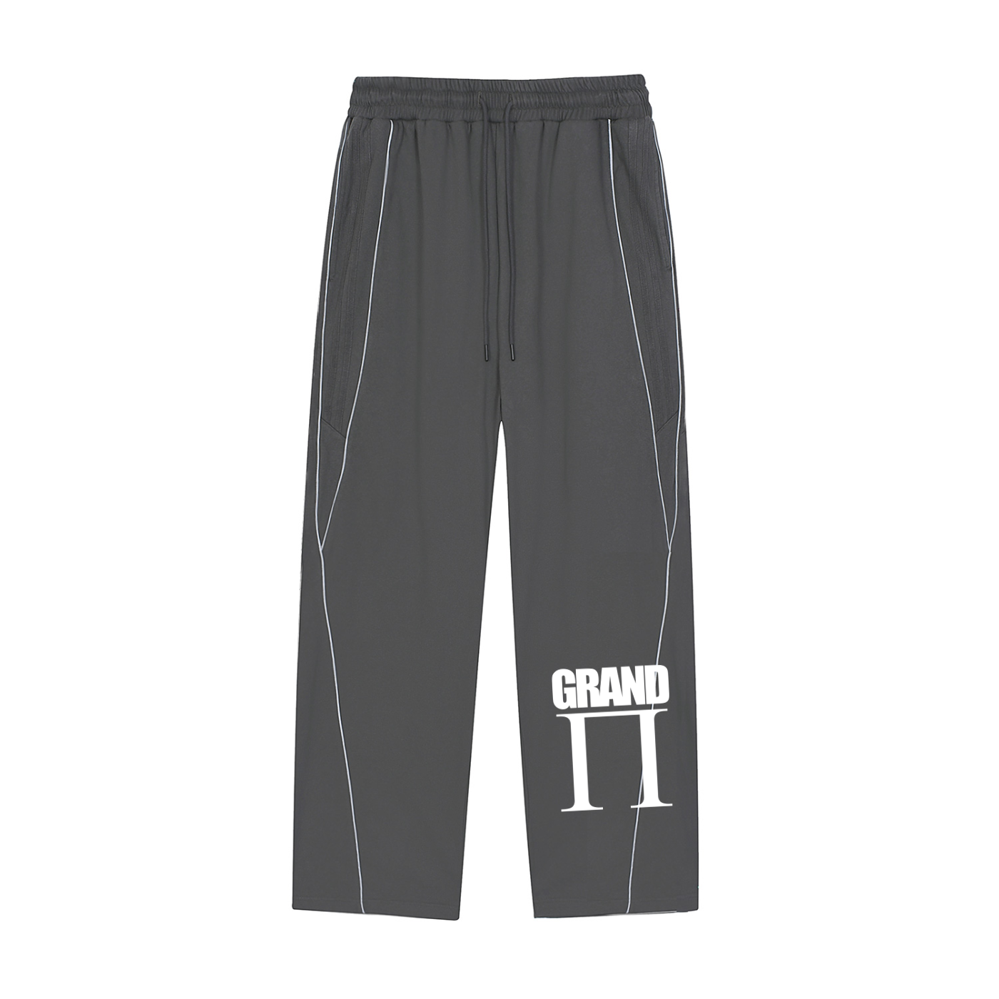 Reflection Striped Straight-Leg Sweatpants