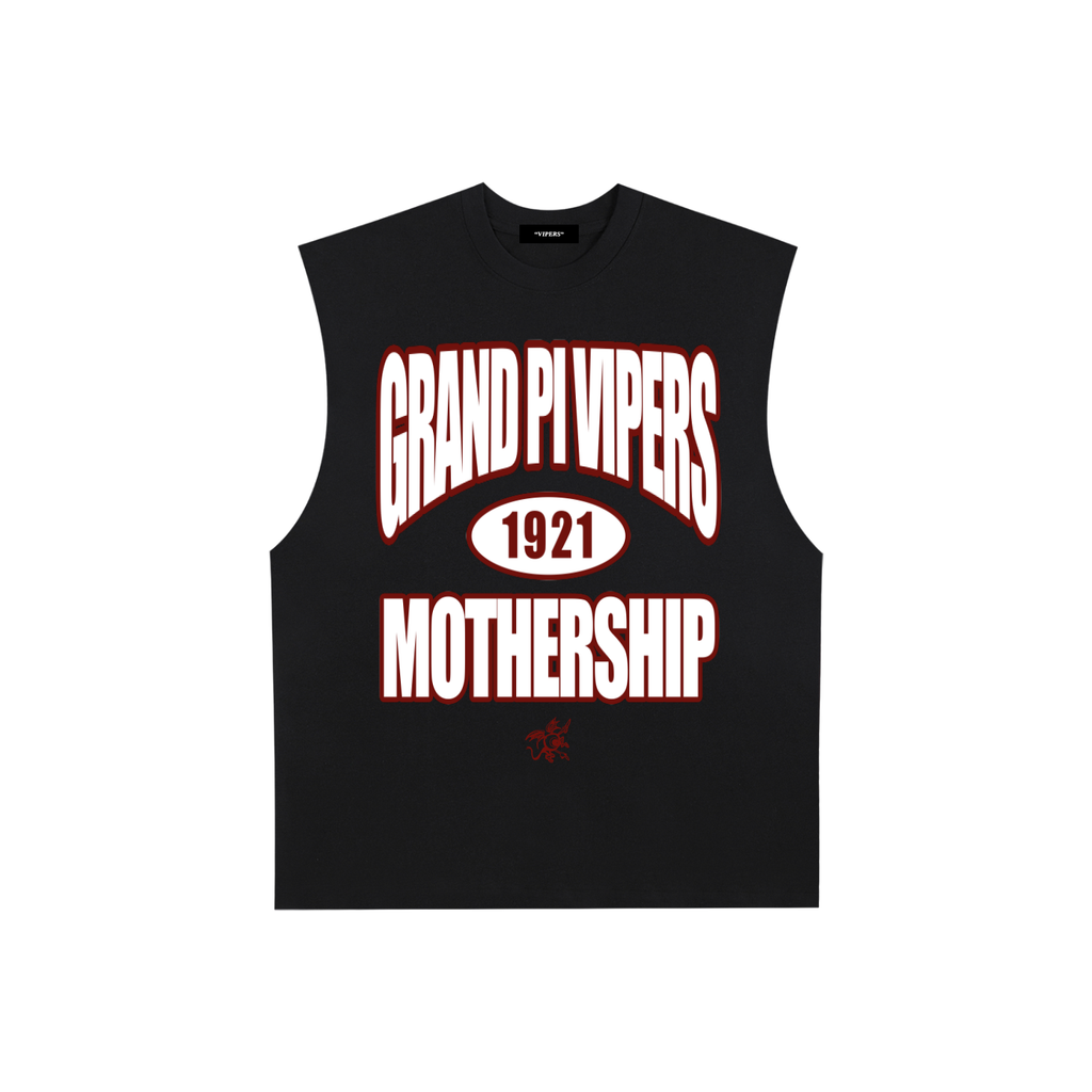 90's Mothership Raw Edge Cotton Tank Top