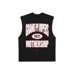 90's Mothership Raw Edge Cotton Tank Top