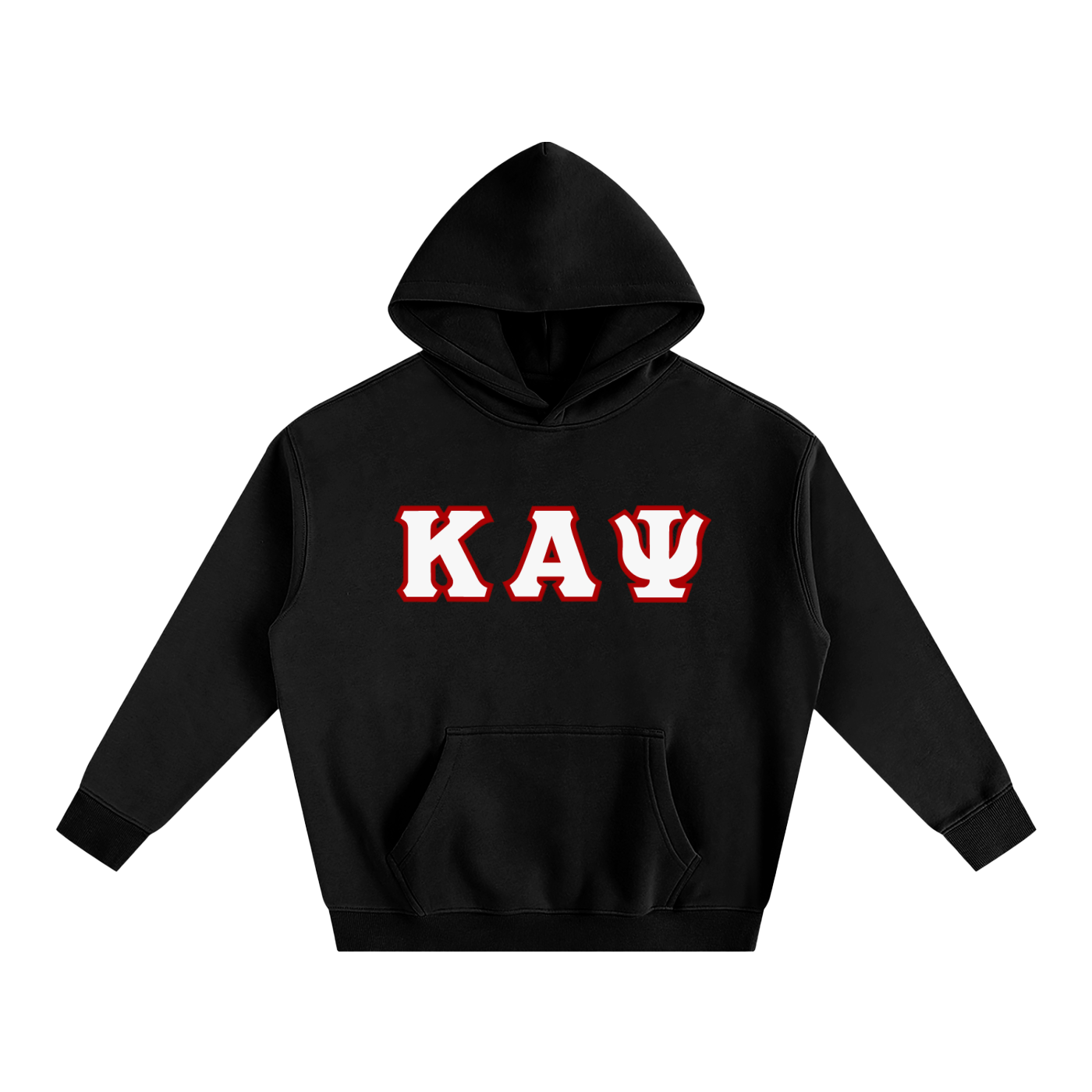 BANNED Lettered Oversize Fleeced Hoodie