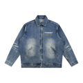 THE JEDI - "Light Side" Denim Jacket (Vintage Wash Zip-Up)
