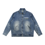 THE JEDI - "Light Side" Denim Jacket (Vintage Wash Zip-Up)