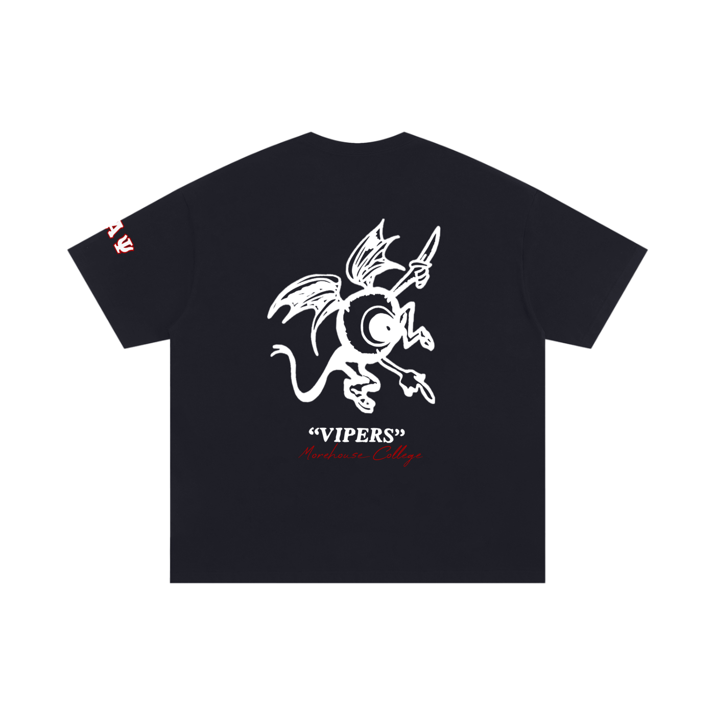 ViperSZN Tape Oversized Cotton T-Shirt (Black)