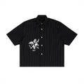"1921" Striped Boxy Button-Up Shirt