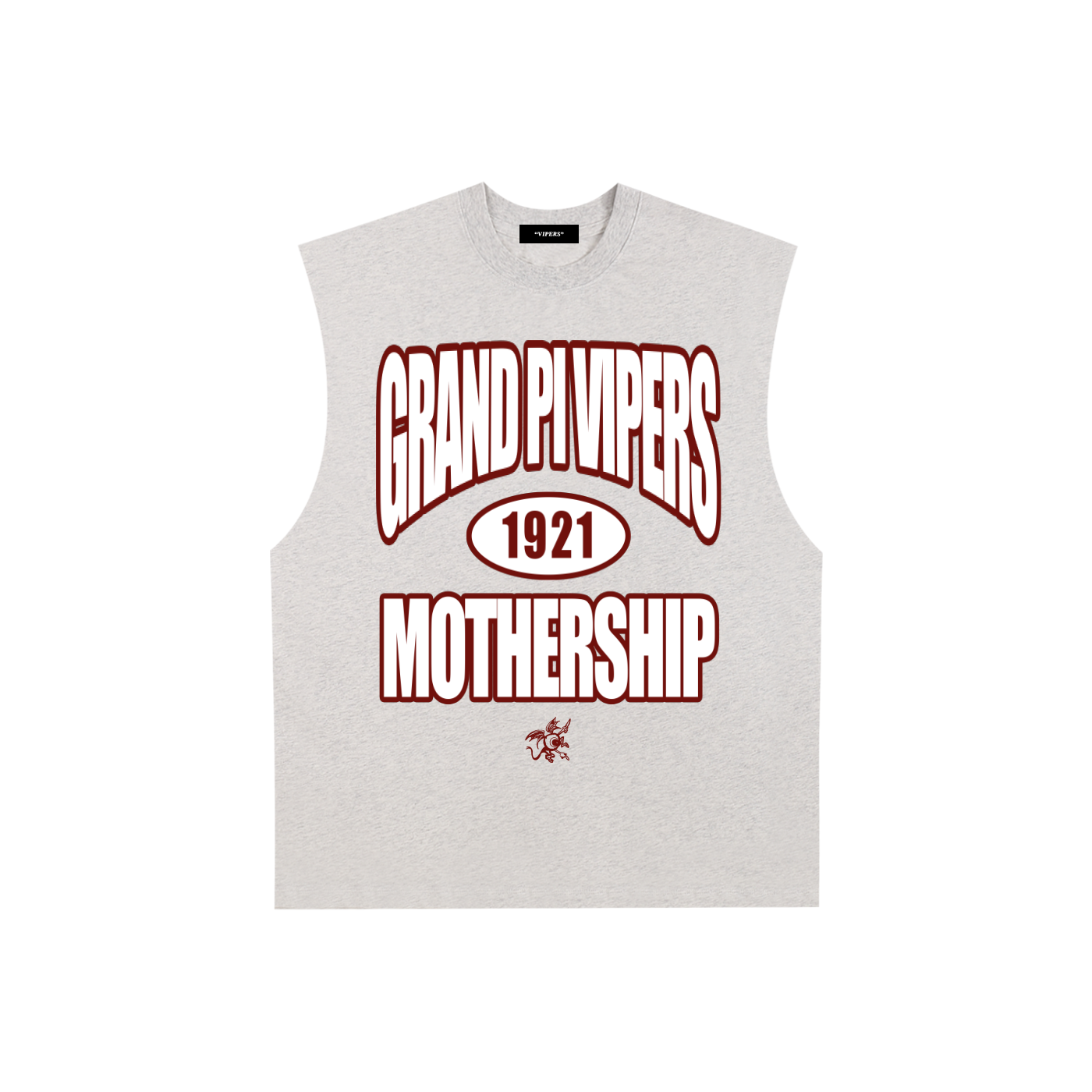 90's Mothership Raw Edge Cotton Tank Top