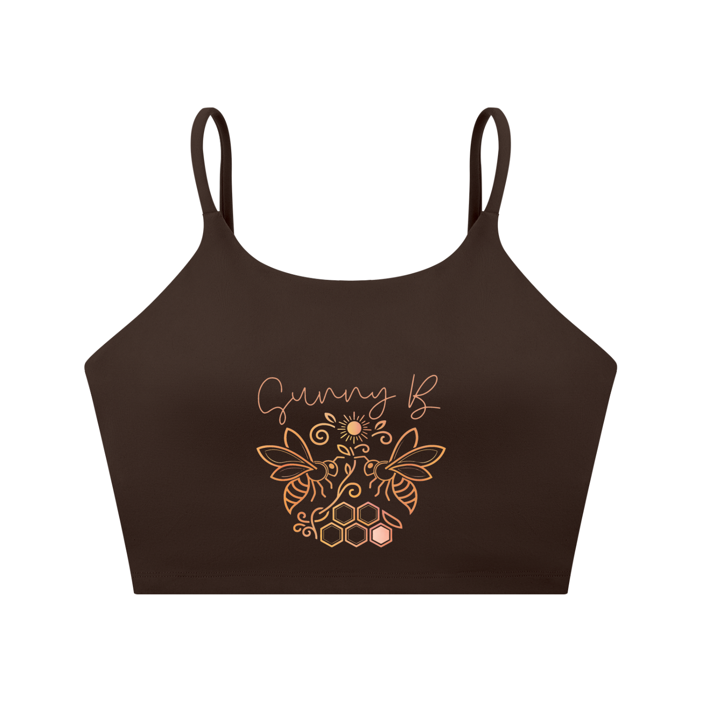 Spaghetti Strap Yoga Sports Bra