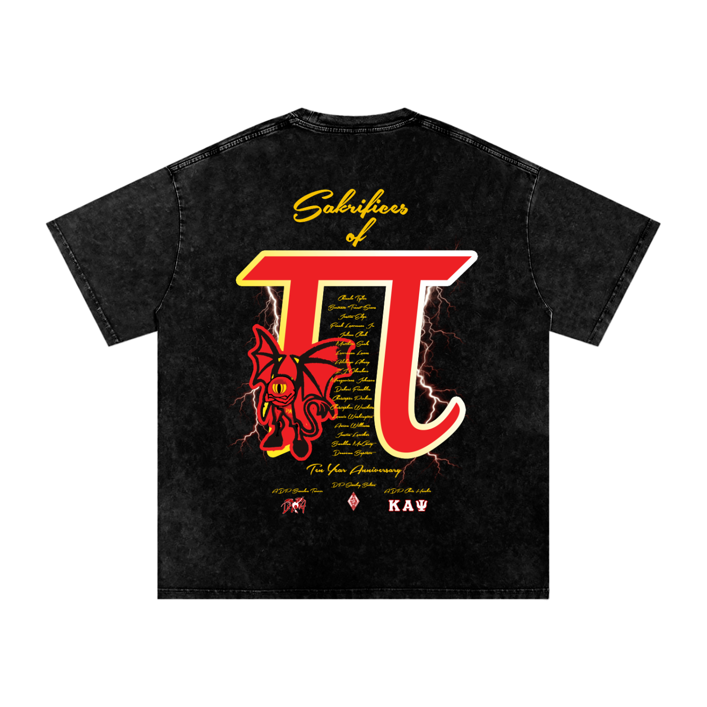 "DOA VIPERS" (Snow Washed) Oversized Cotton T-Shirt