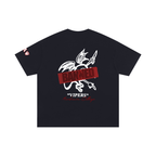BANNED VIPERSZN Oversized Cotton T-Shirt (Black)