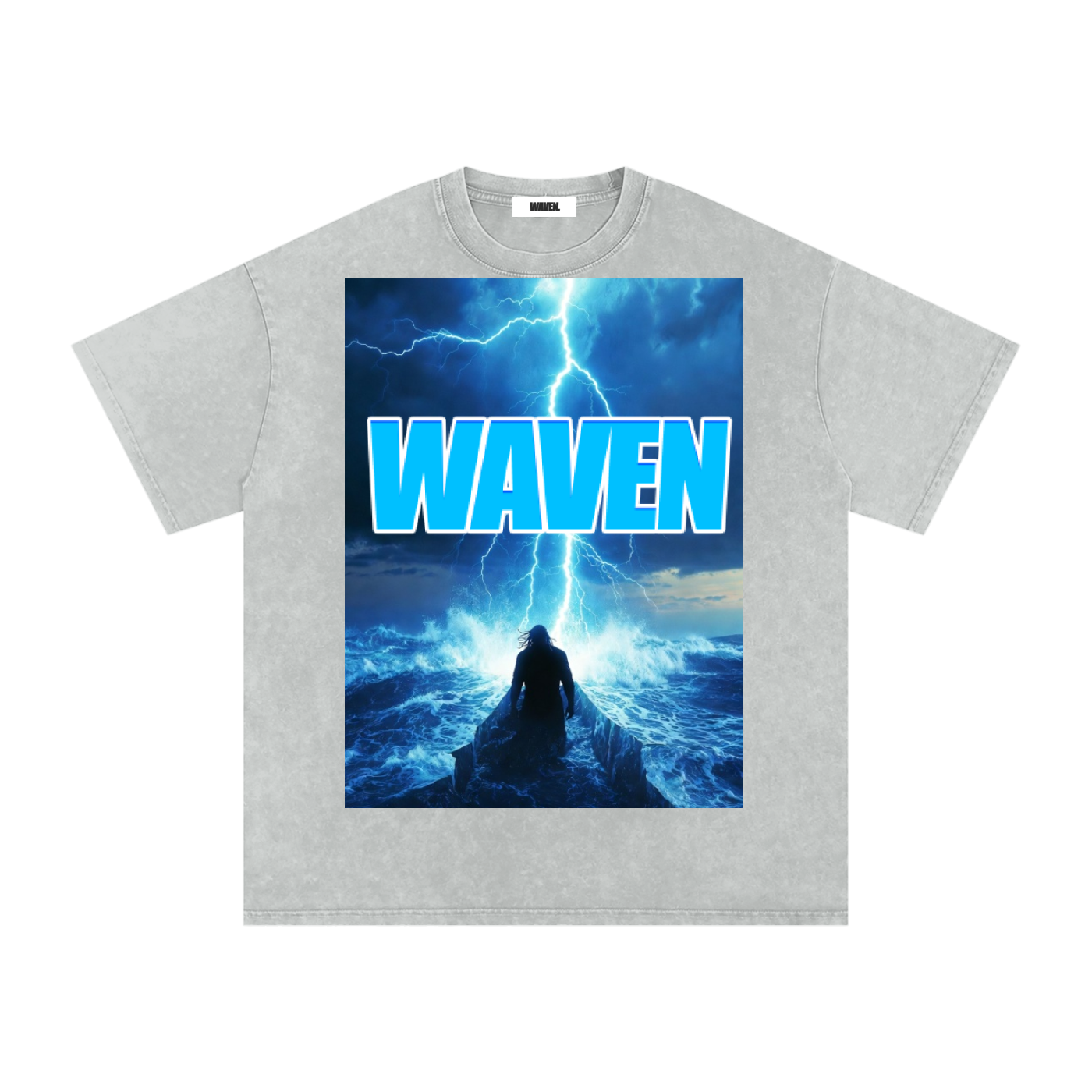 "Steadfast" OG (Snow Washed) Oversized Cotton T-Shirt