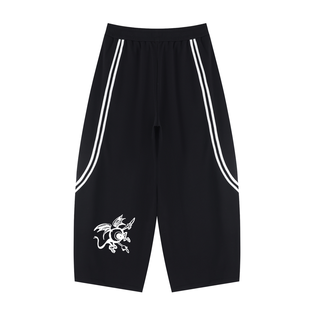 Unisex Wide Leg Piping Sweatpants