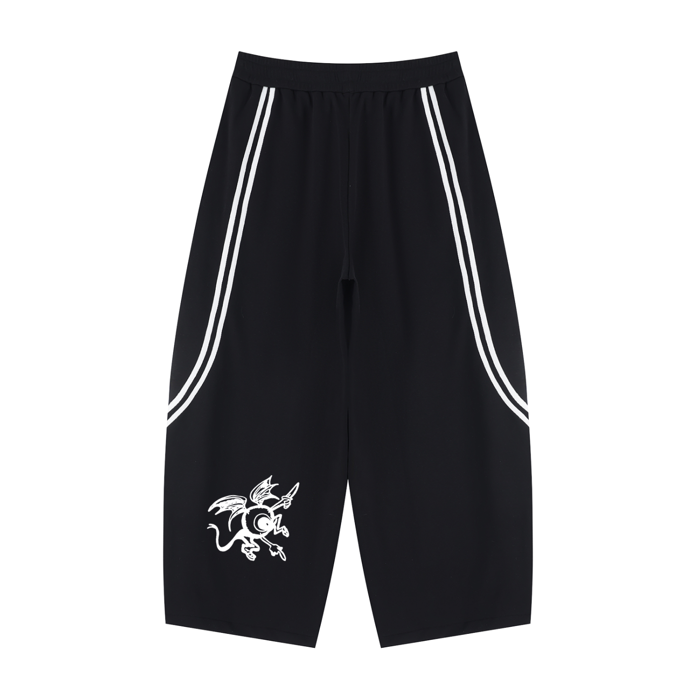 Unisex Wide Leg Piping Sweatpants