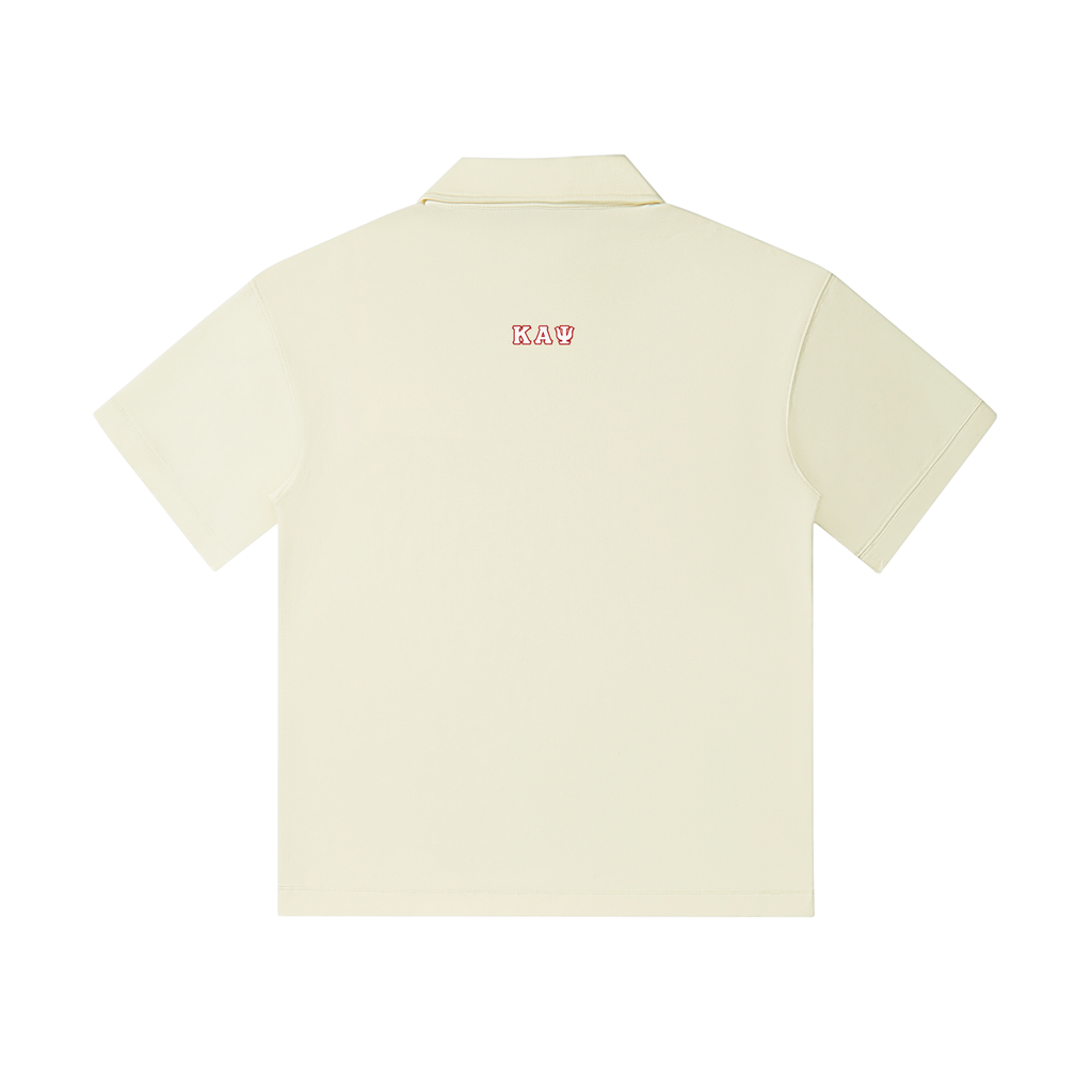 10 Year Logo Drop Shoulder Short-Sleeve Polo