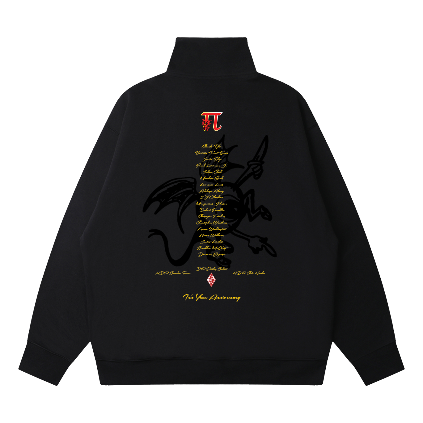 10 Year DOA Quarter-Zip Drop Shoulder Sweatshirt
