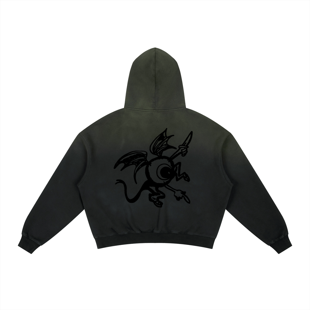 VENOM Viper Sunfade Fleece Hoodie (Boxy)