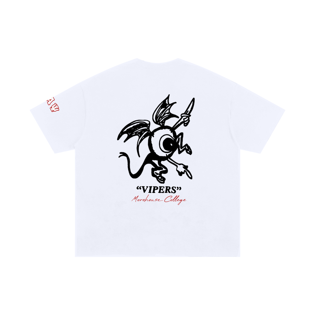 ViperSZN Tape Oversized Cotton T-Shirt (White)