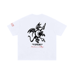 ViperSZN Tape Oversized Cotton T-Shirt (White)