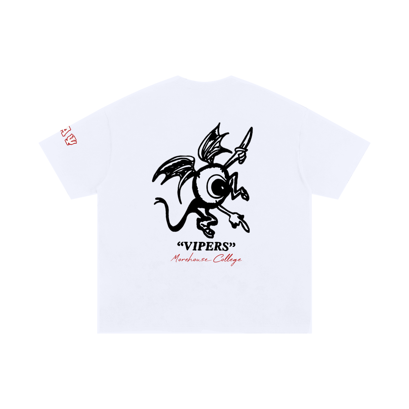 ViperSZN Tape Oversized Cotton T-Shirt (White)