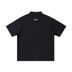 DOA 10 Year Logo Loose Cotton Short-Sleeve Polo Shirt