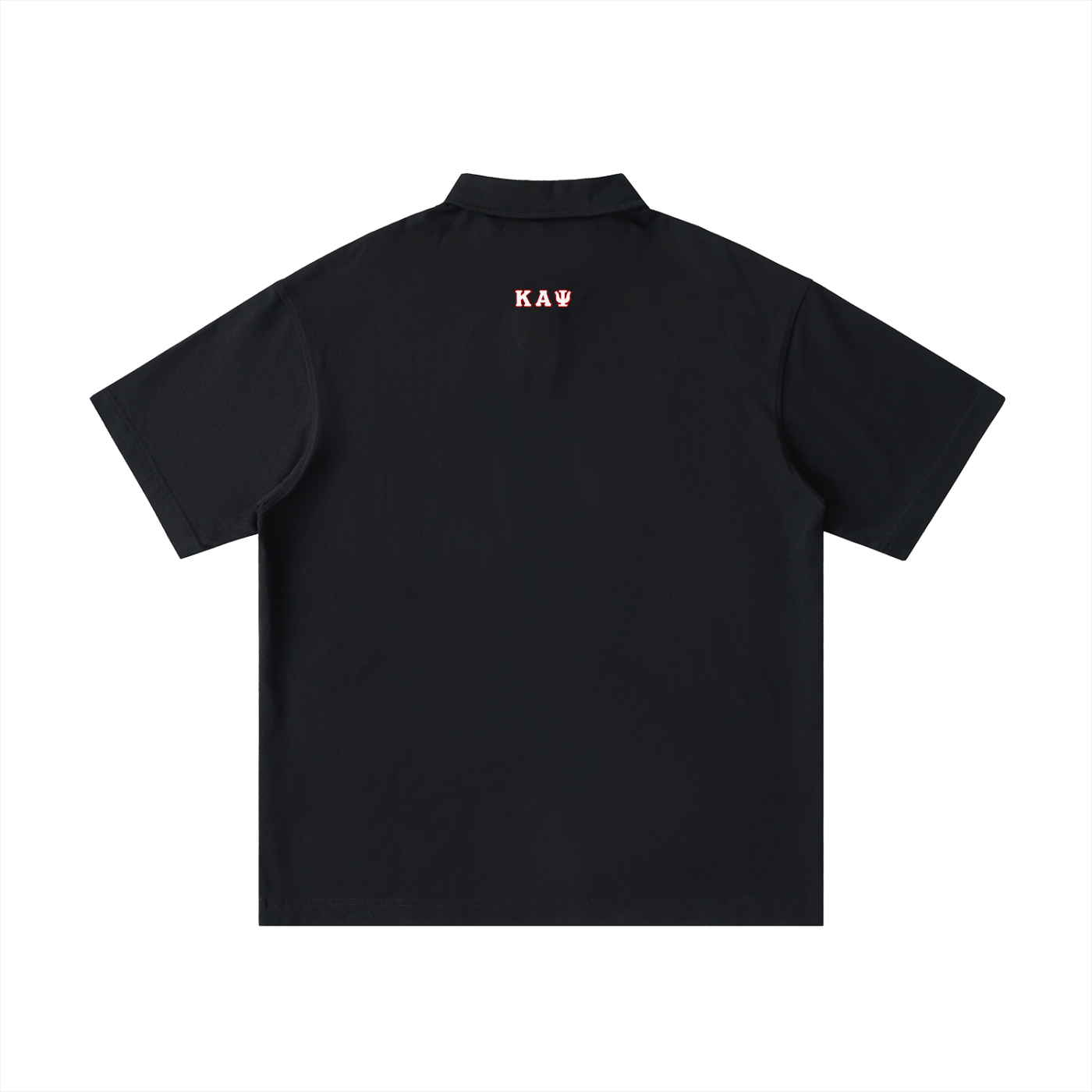 DOA 10 Year Logo Loose Cotton Short-Sleeve Polo Shirt