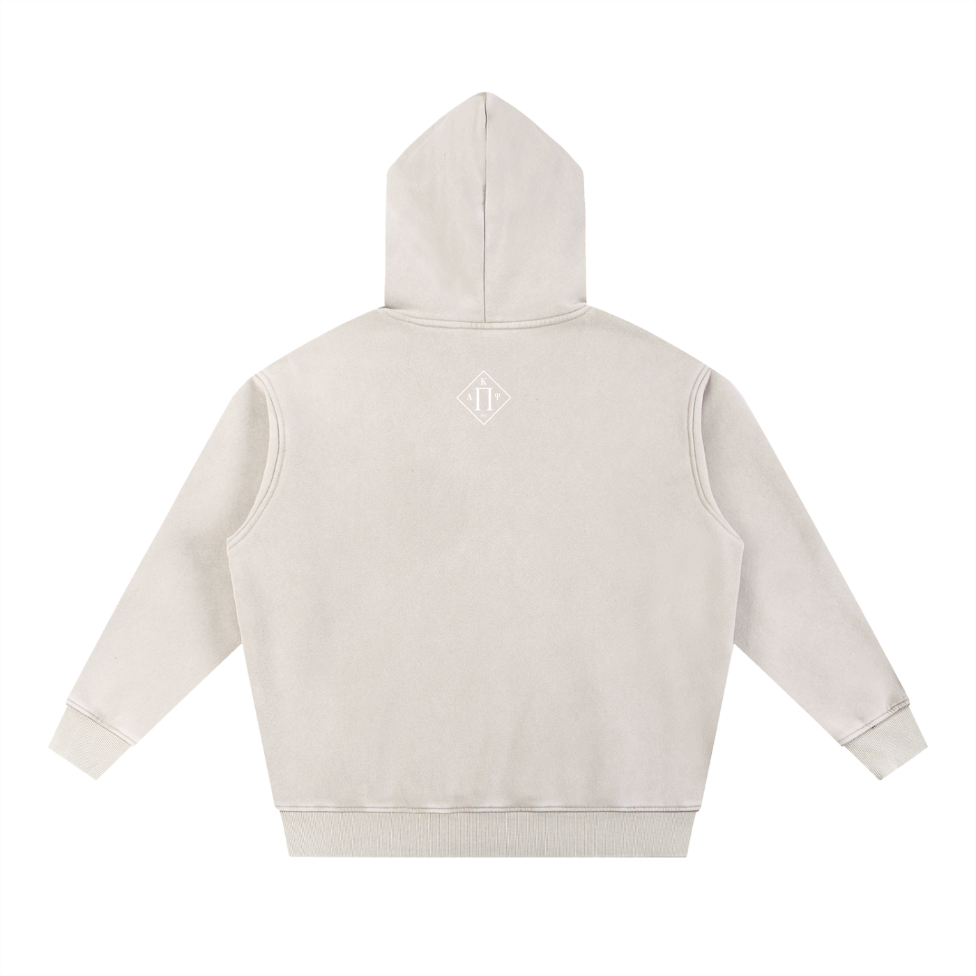 Grand Pi Snow Wash Fleece Oversize Hoodie
