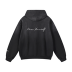 "Know yourself" Sunfade Oversized Hoodie