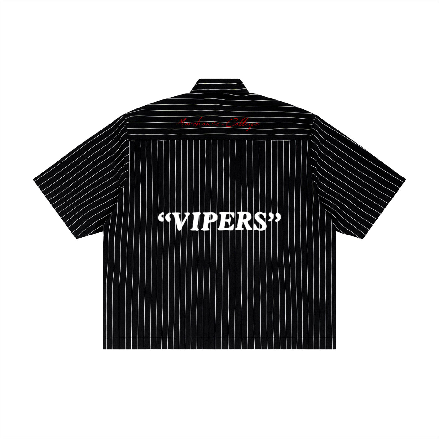 "1921" Striped Boxy Button-Up Shirt