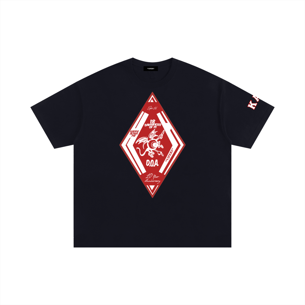 DOA Black Boi Tee Oversized Cotton T-Shirt (Black)